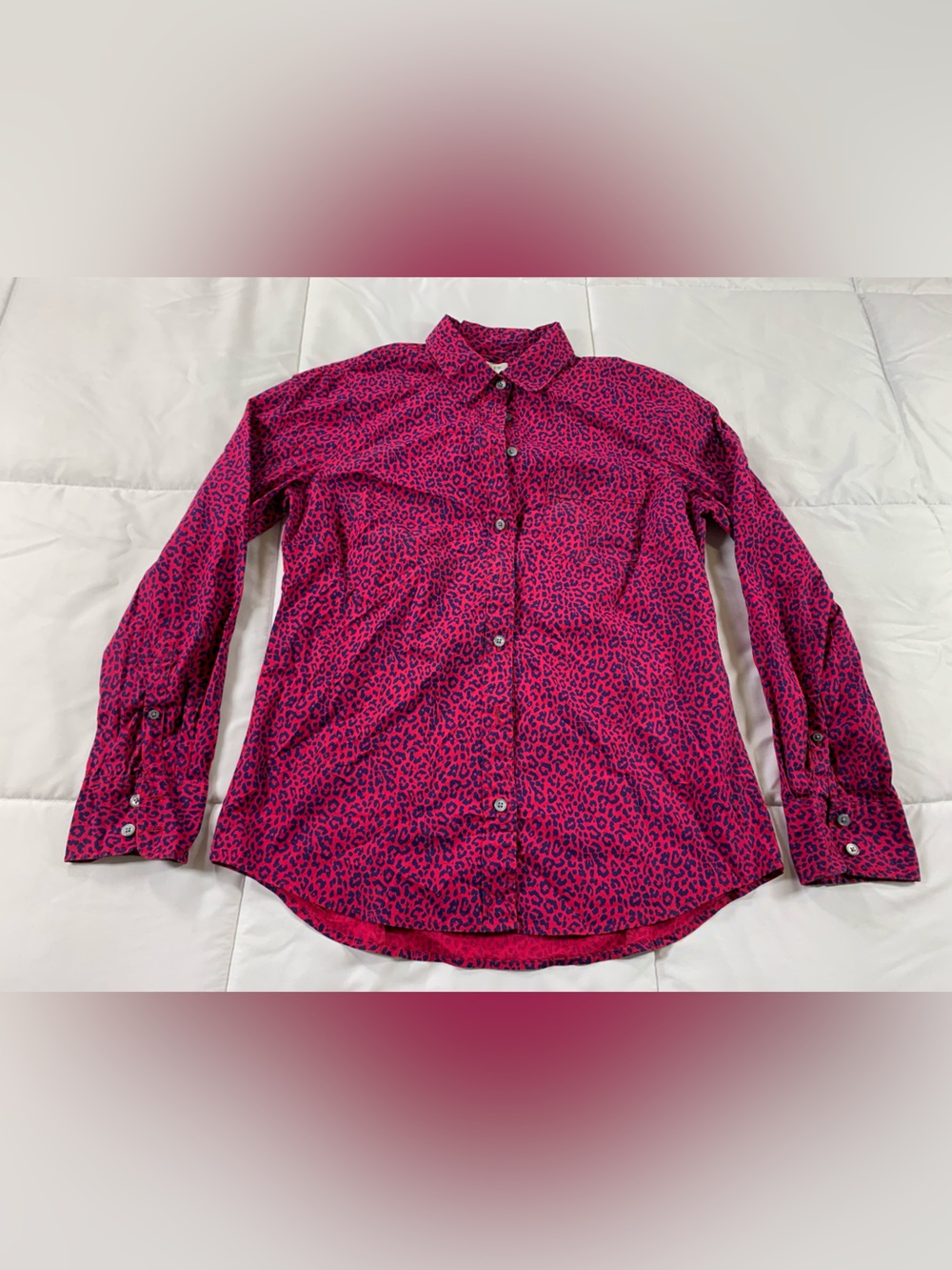 Pre loved J. CREW button up shirt womens size S